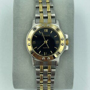 Decade Women's Watch Silver And Gold Tone. NEW Battery